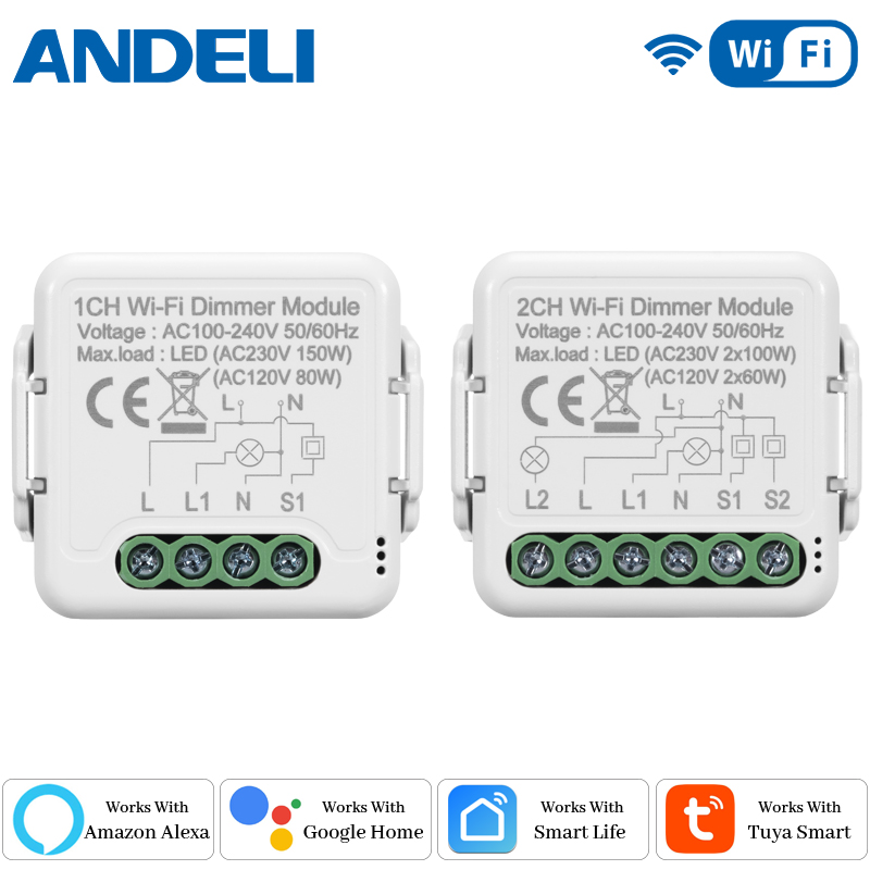 Diy Electronic Modules - Modulo Interruttore Dimmer Smart WiFi Fai-da-te,