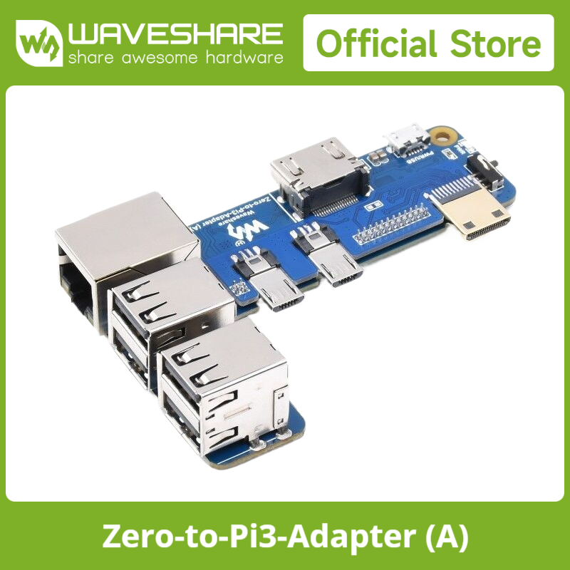 Raspberry Pi Zero - Adattatore Waveshare Raspberry Pi Zero a