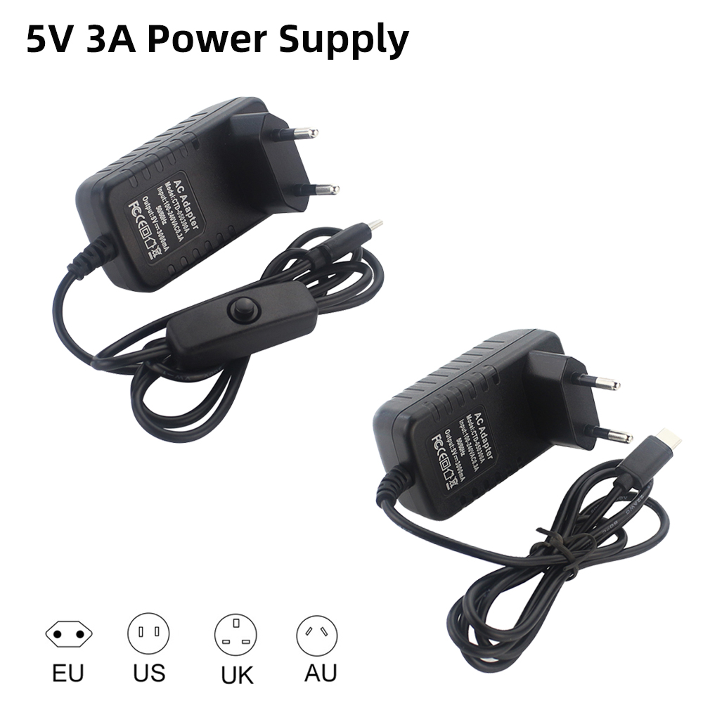 Raspberry Pi Zero - Alimentatore Raspberry Pi 4 5V 3A