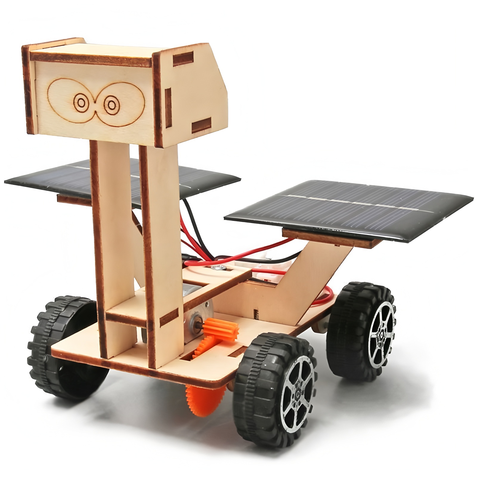 Diy Electronics Kids - Auto solare Esplorazione lunare Veicolo Fai