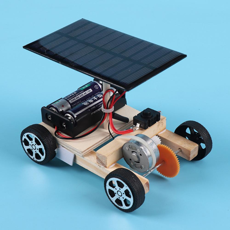 Diy Electronics Motor - Assemblare auto solare Invenzioni creative Capacità