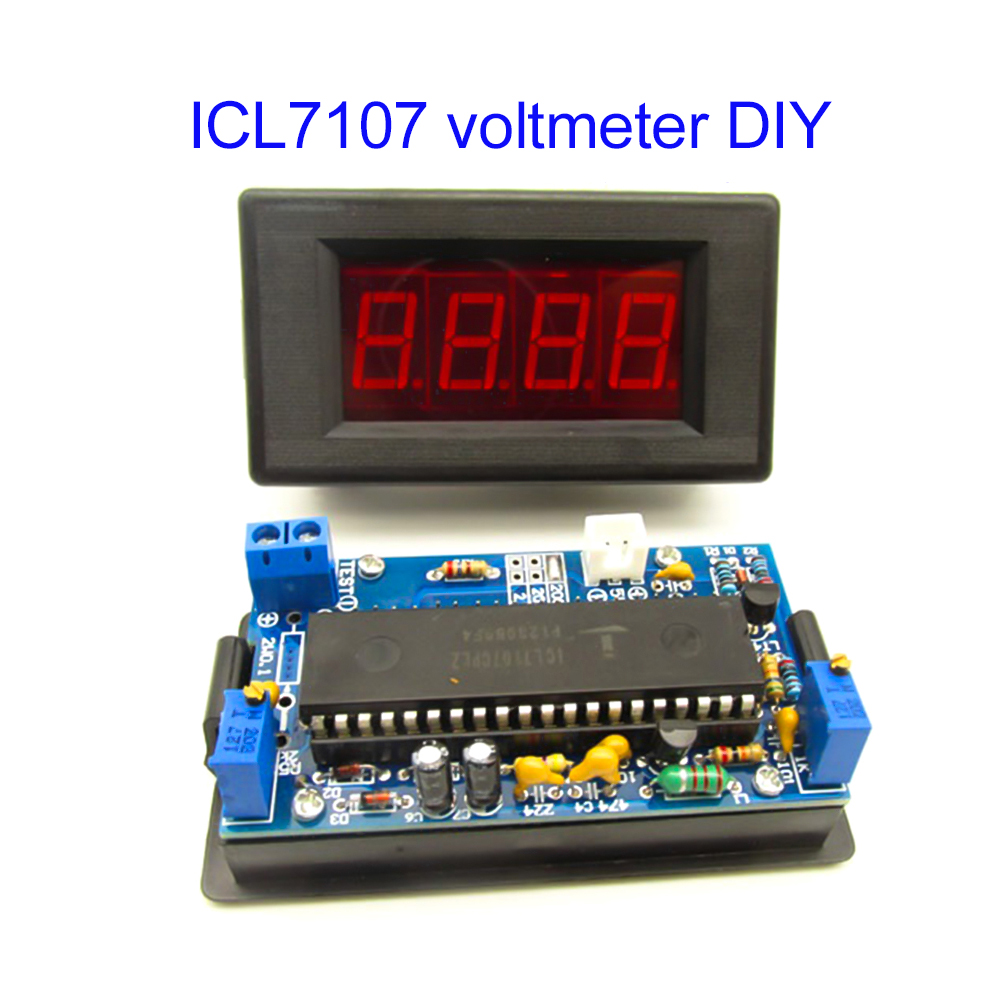 Diy Electronics Learning Kit - Kit Fai-da-Te ICL7107 per Voltmetro, Modulo