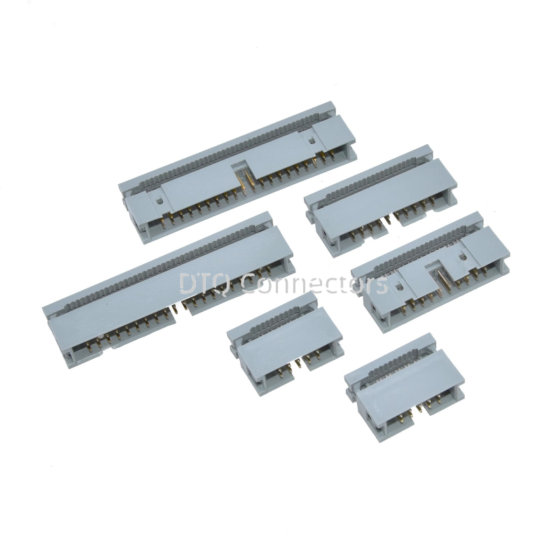 Male Female Header Pin - 5 connettori IDC maschio a scatola