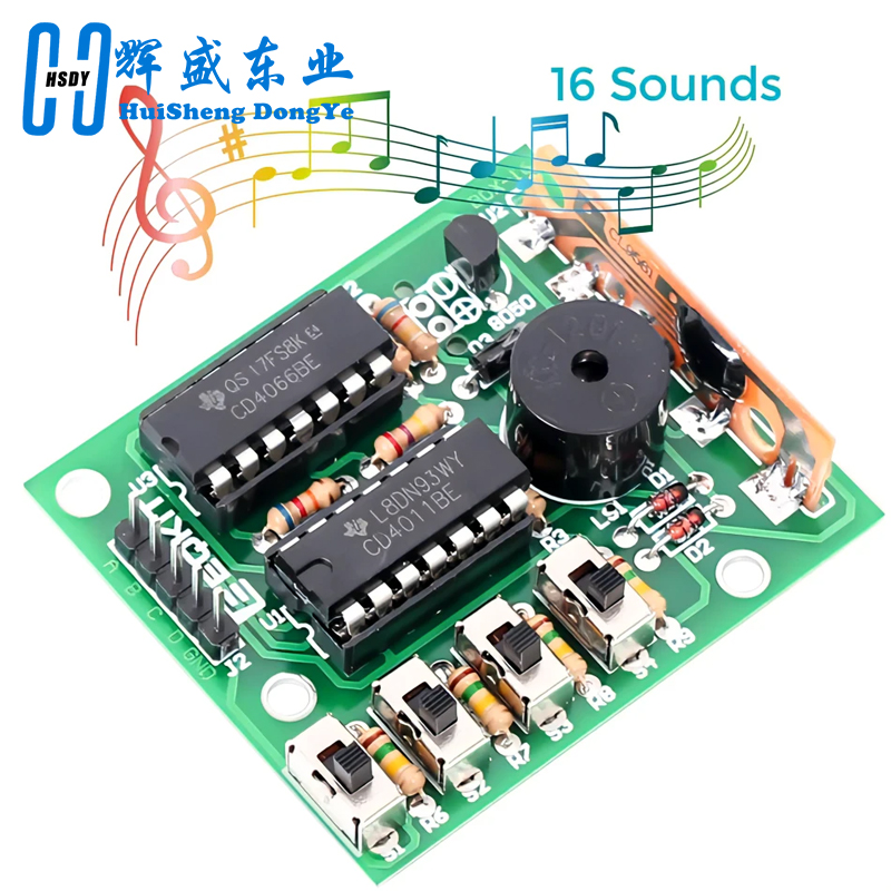 Diy Electronics Learning Kit - 16 Scatola di risonanza musicale BOX-16