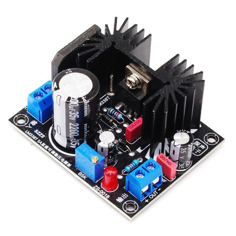 Diy Electronics Board - Scheda di Alimentazione Lineare Regolabile LM338