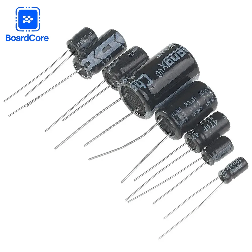 Hobby Diy Electronics Kit - Kit di Condensatori Elettrolitici 25 Valori