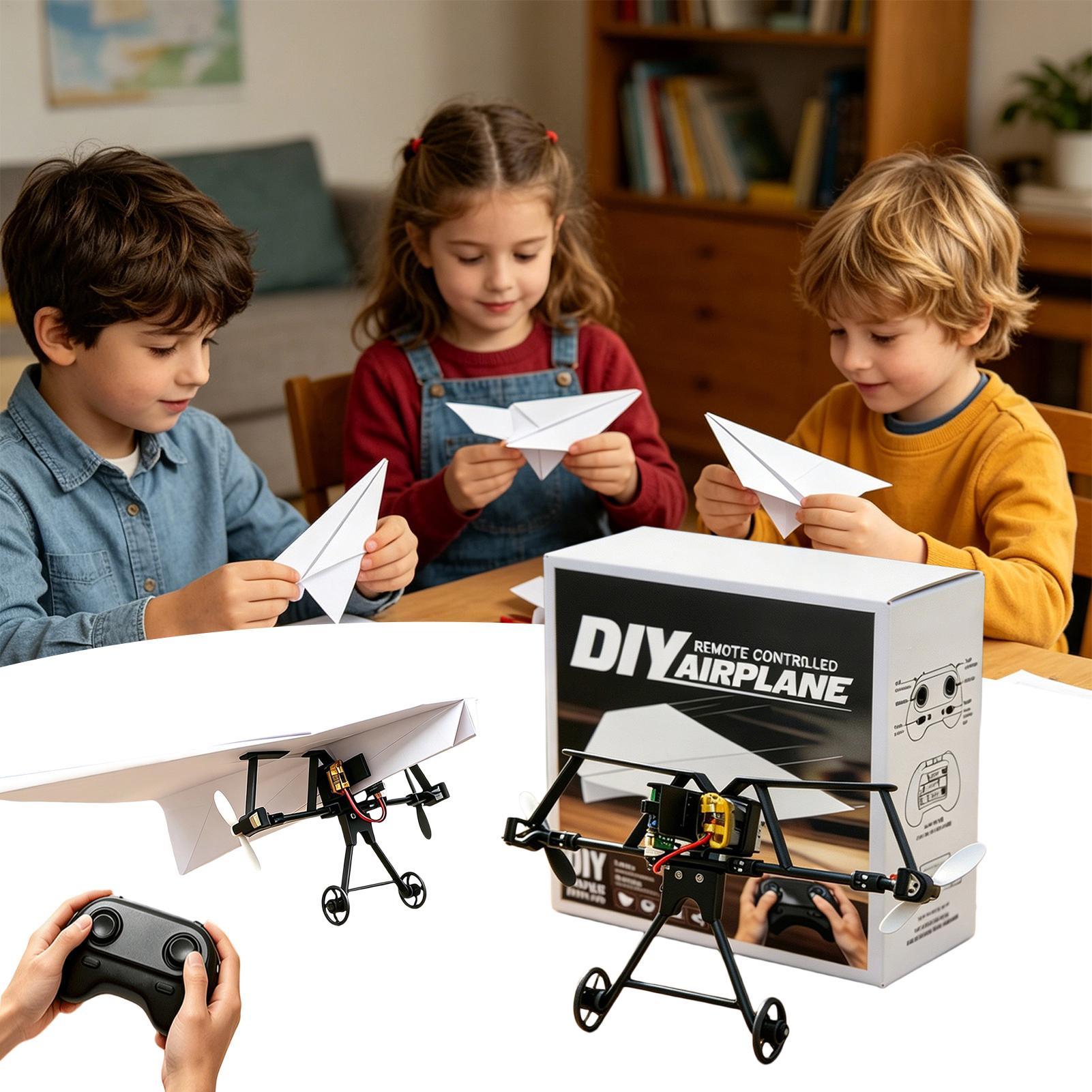 Diy Kit Elektronik - Kit Fai-da-Te per Aeroplanino di Carta
