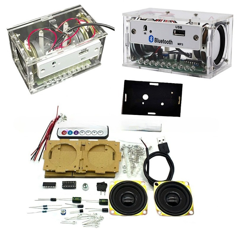 Diy Electronics Rack - Kit Elettronico Fai-da-Te per Altoparlante Bluetooth,