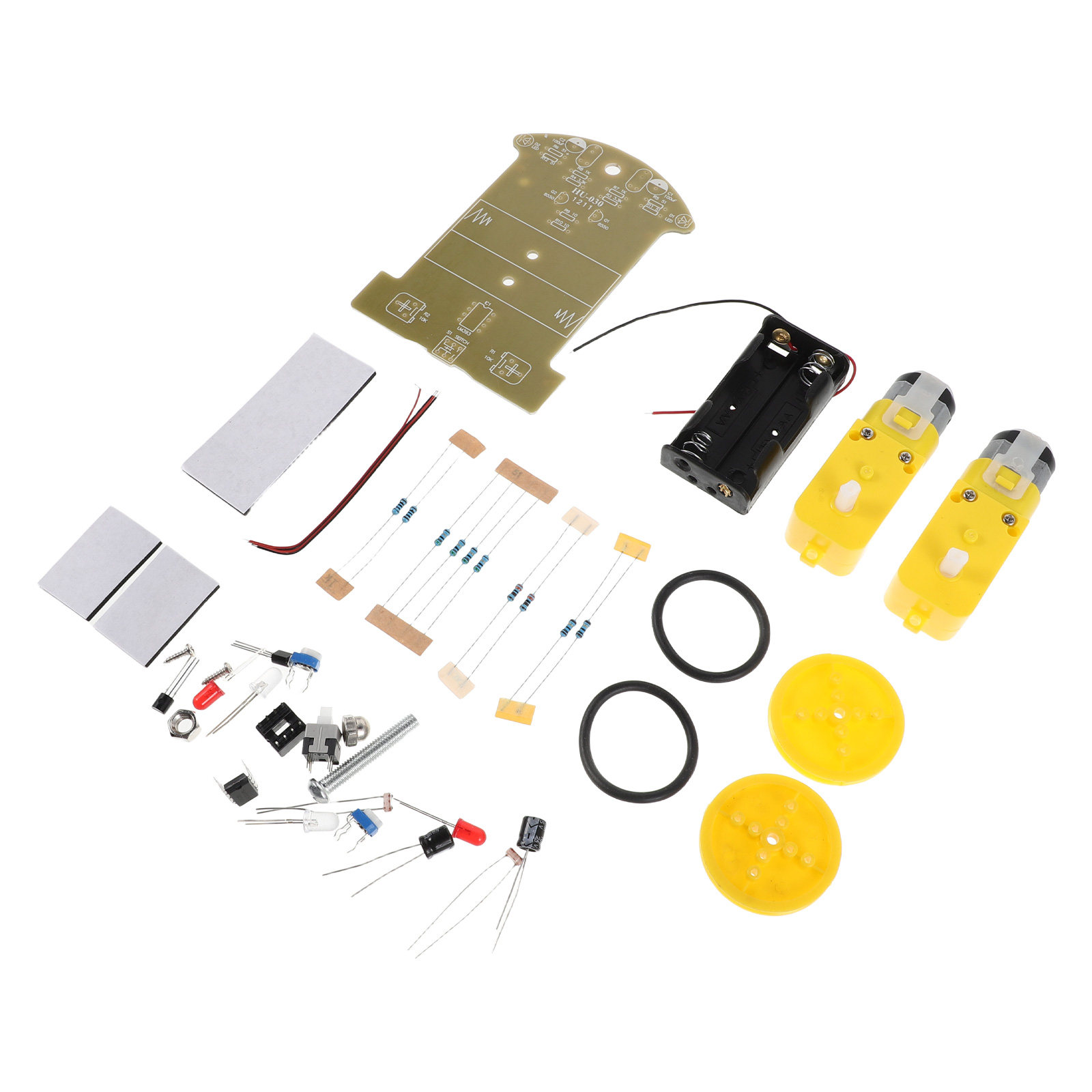 Diy Electronics Learning Kit - 1 Set Kit Auto Intelligente Fai-da-Te,