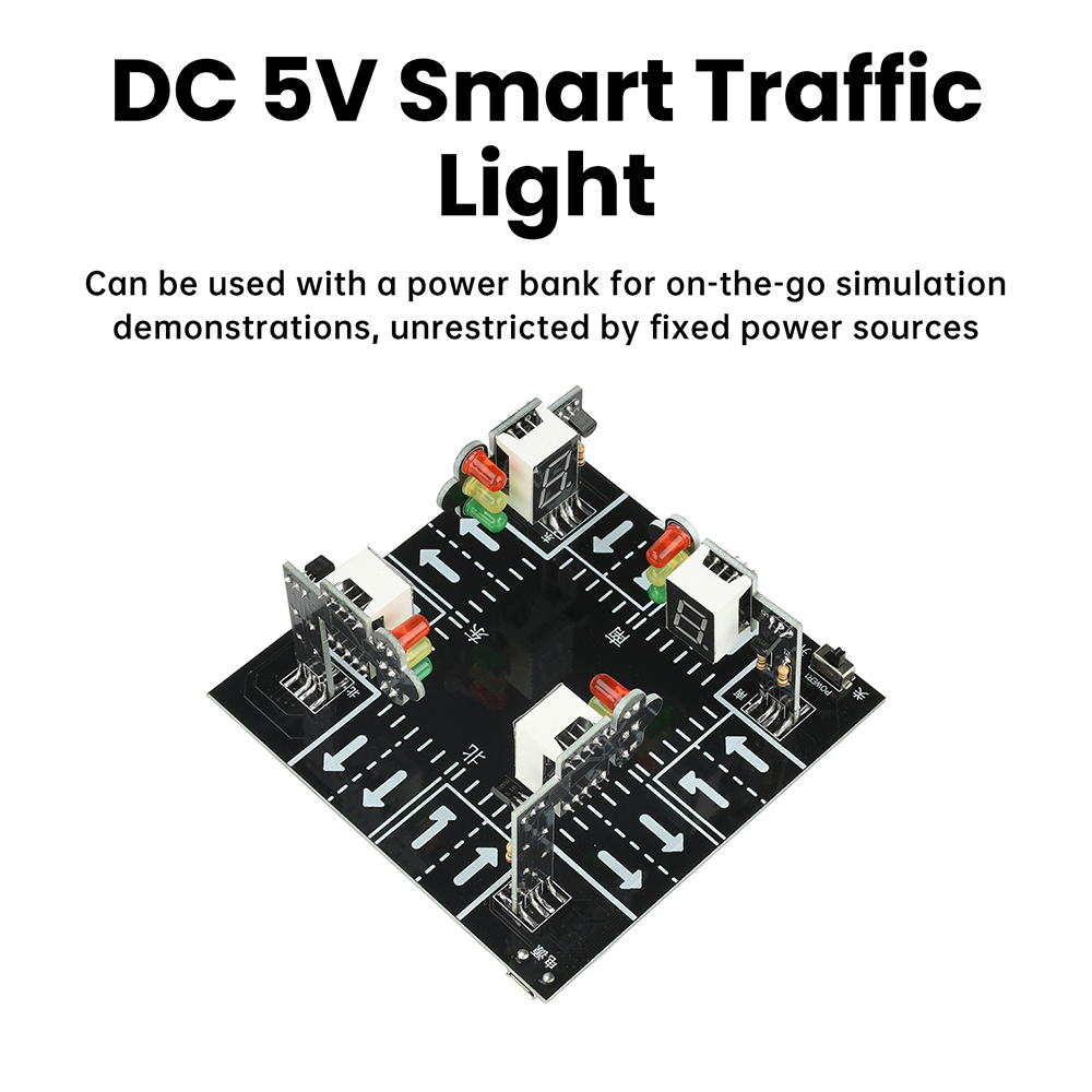 Diy Electronics Kits For Adults - Kit simulatore semaforico con luci lampeggianti