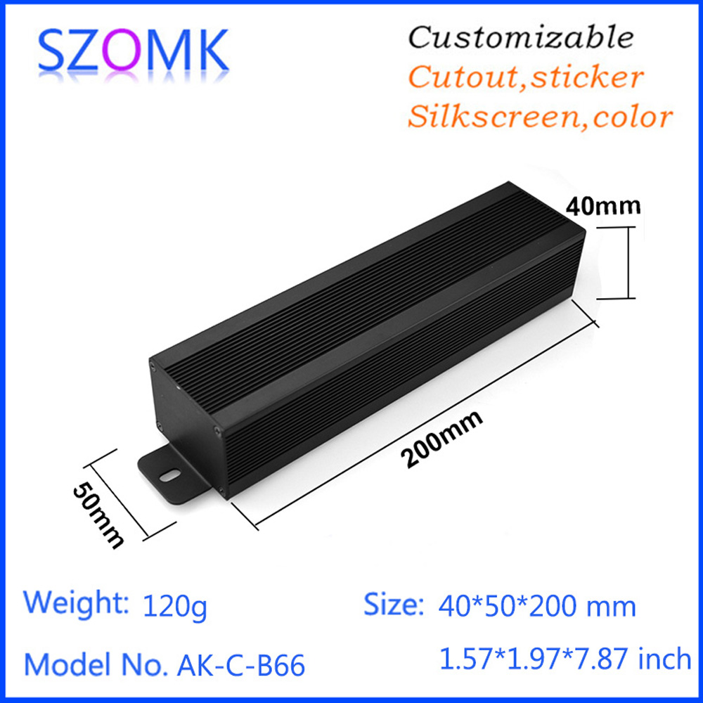 Diy Electronics Organizer - Scatola in Alluminio 40*50*200mm per Elettronica