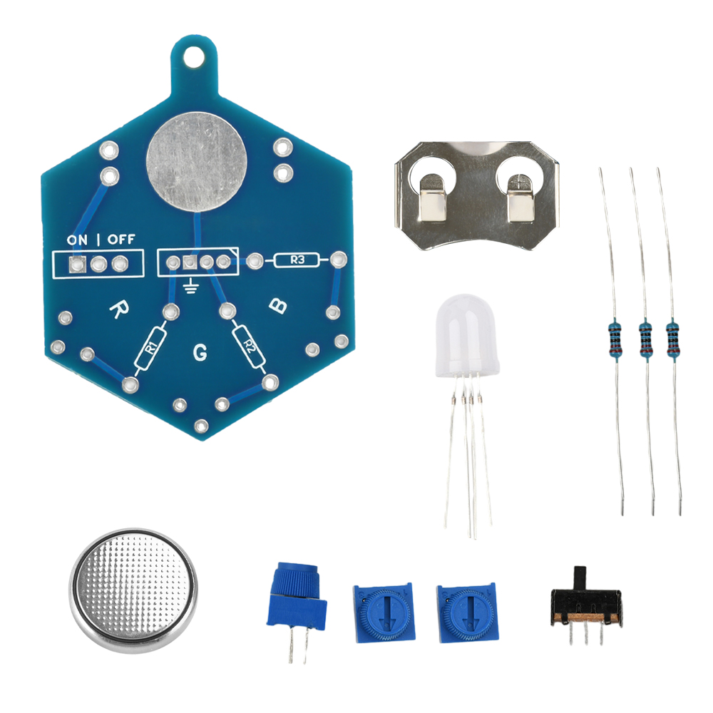 Diy Electronics Kits For Beginners - Circuito luminoso a LED RGB Pratica
