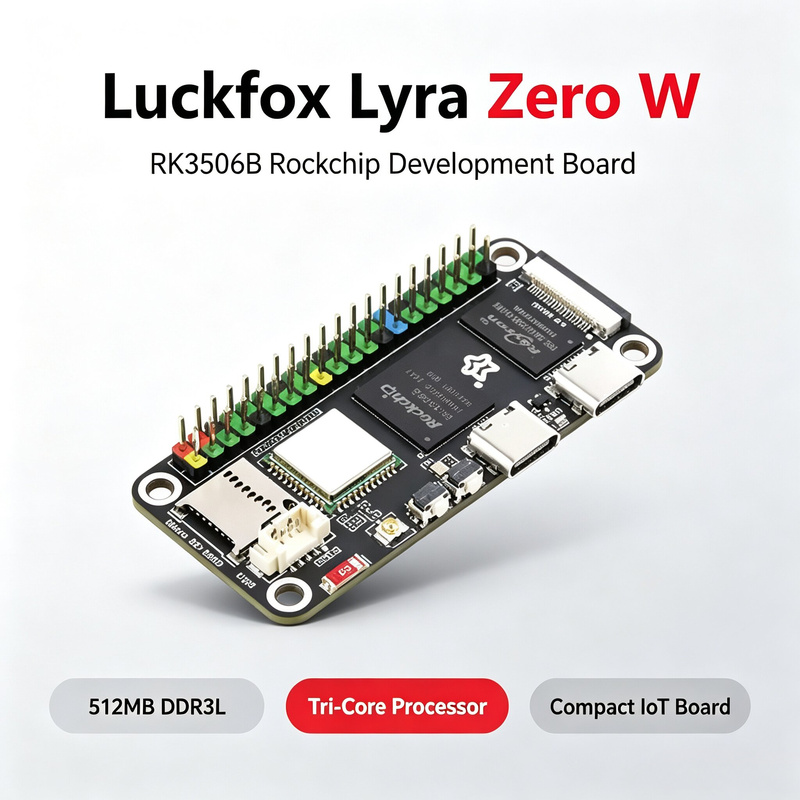 Luckfox Lyra Zero W RK3506B Sc - Raspberry Pi Zero recensione e prezzo