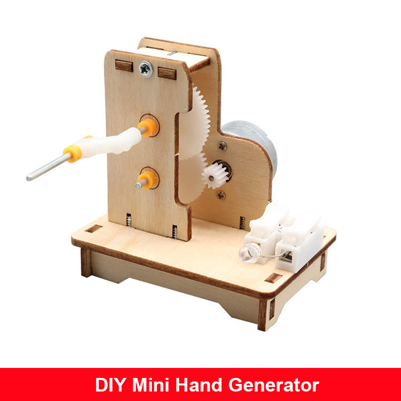 Mini generatore manuale fai-da - Diy Kit Elektronik recensione e prezzo