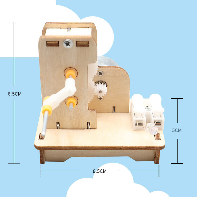Mini generatore manuale fai-da - Diy Kit Elektronik recensione e prezzo