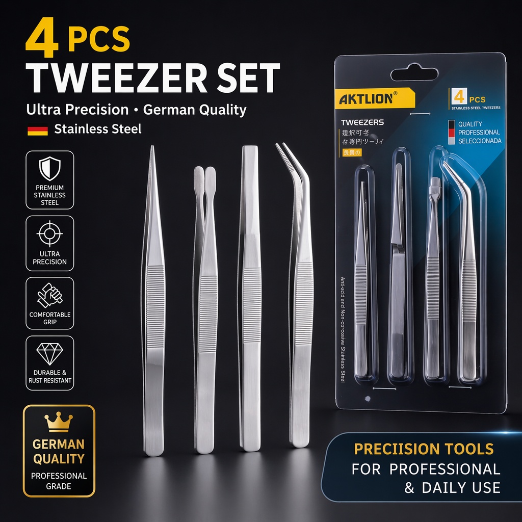 Set di 4 Pinzette di Precision - Diy Electronics Repair recensione e prezzo