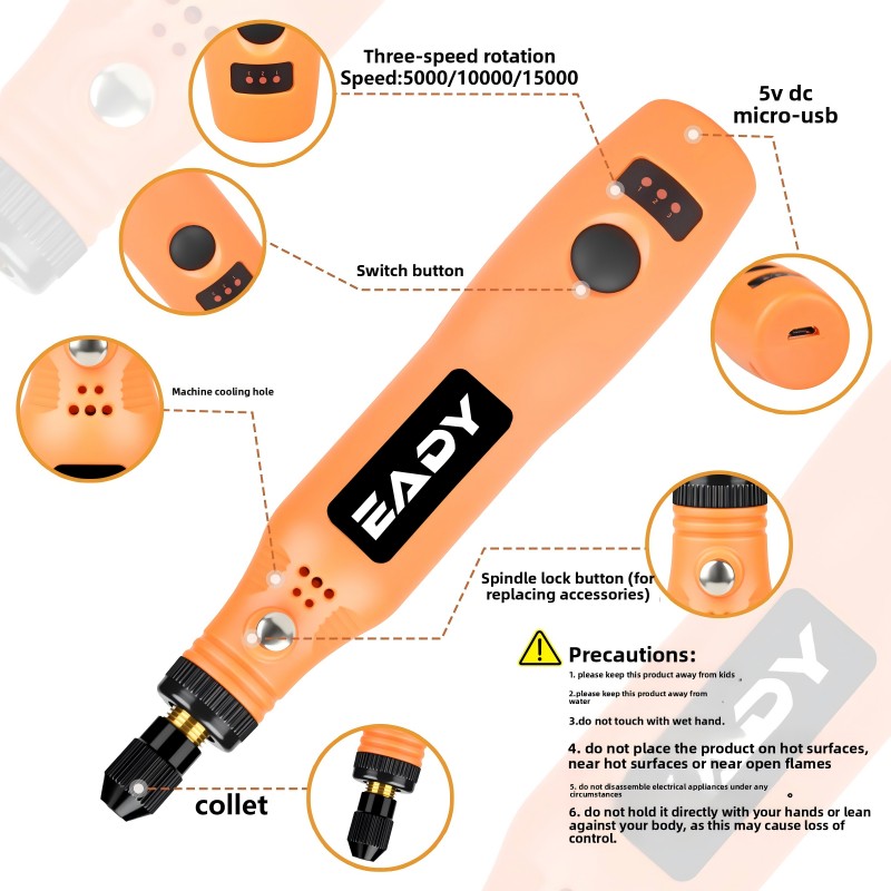 Kit di utensili rotanti senza  - Diy Kit Elektronik recensione e prezzo