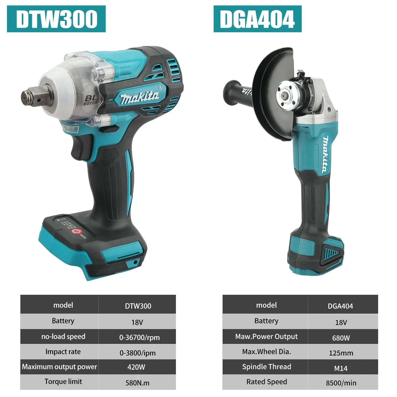 Makita DTW300 DGA404 Set Combi - Makita Drill Dtw300 recensione e prezzo