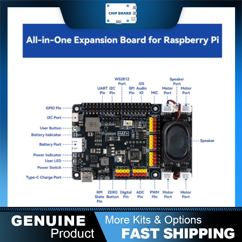 SunFounder Fusion HAT+: Scheda - Raspberry Pi Zero recensione e prezzo