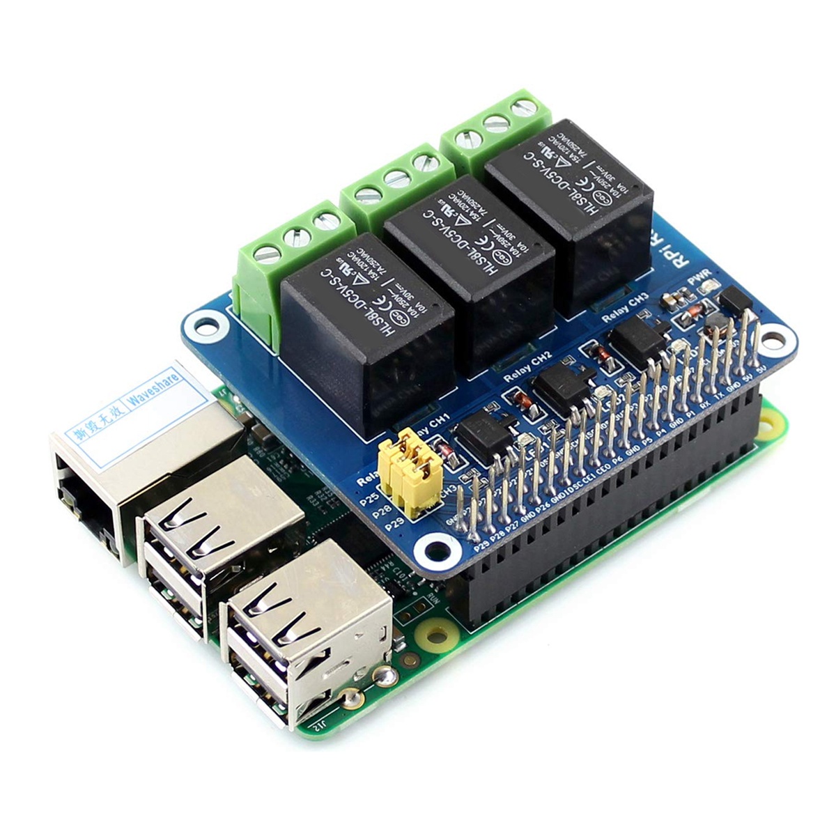 Waveshare Modulo Relè a 3 Cana - Raspberry Pi Zero recensione e prezzo