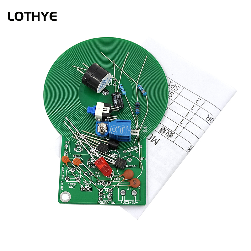 DC 3V-5V Kit Metal Detector Ki - Diy Electronics Board recensione e prezzo