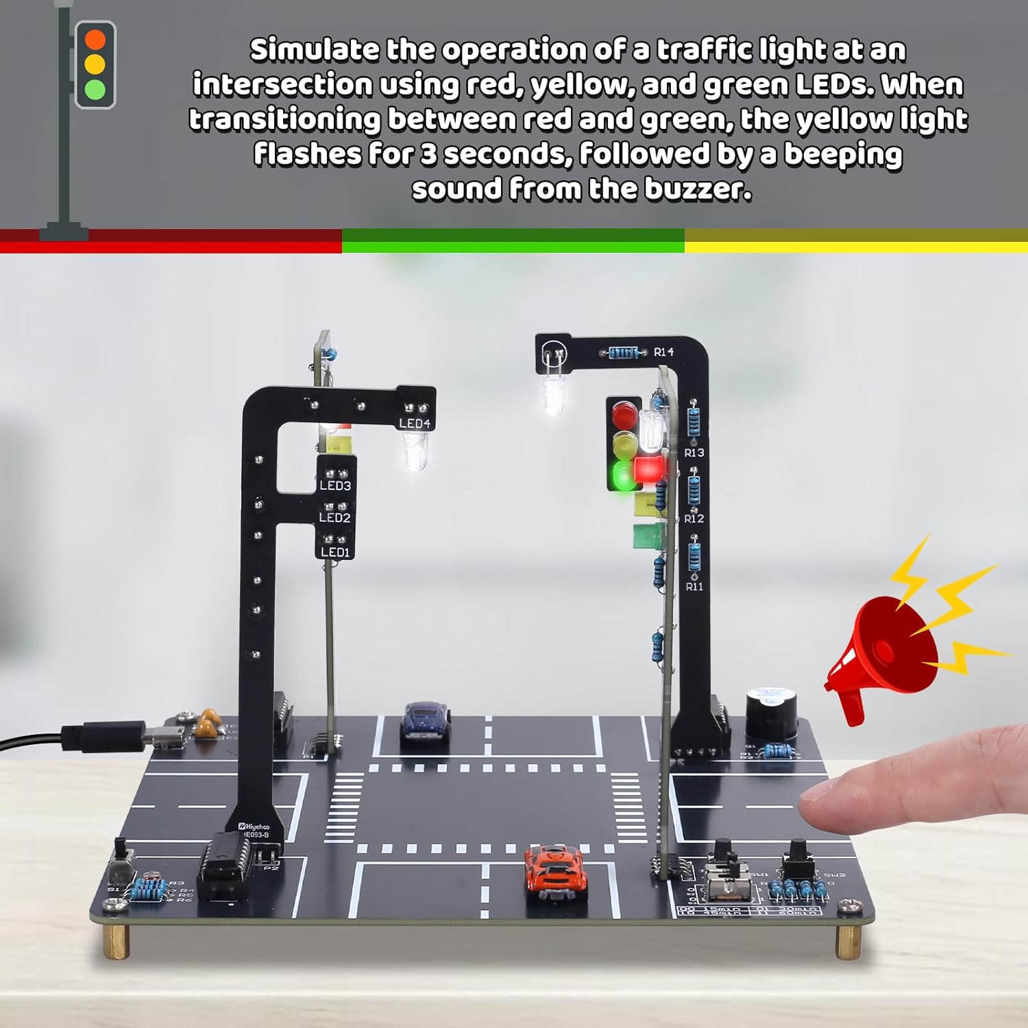 Kit simulatore semaforico con  - Diy Electronics Kits For Adults recensione e prezzo
