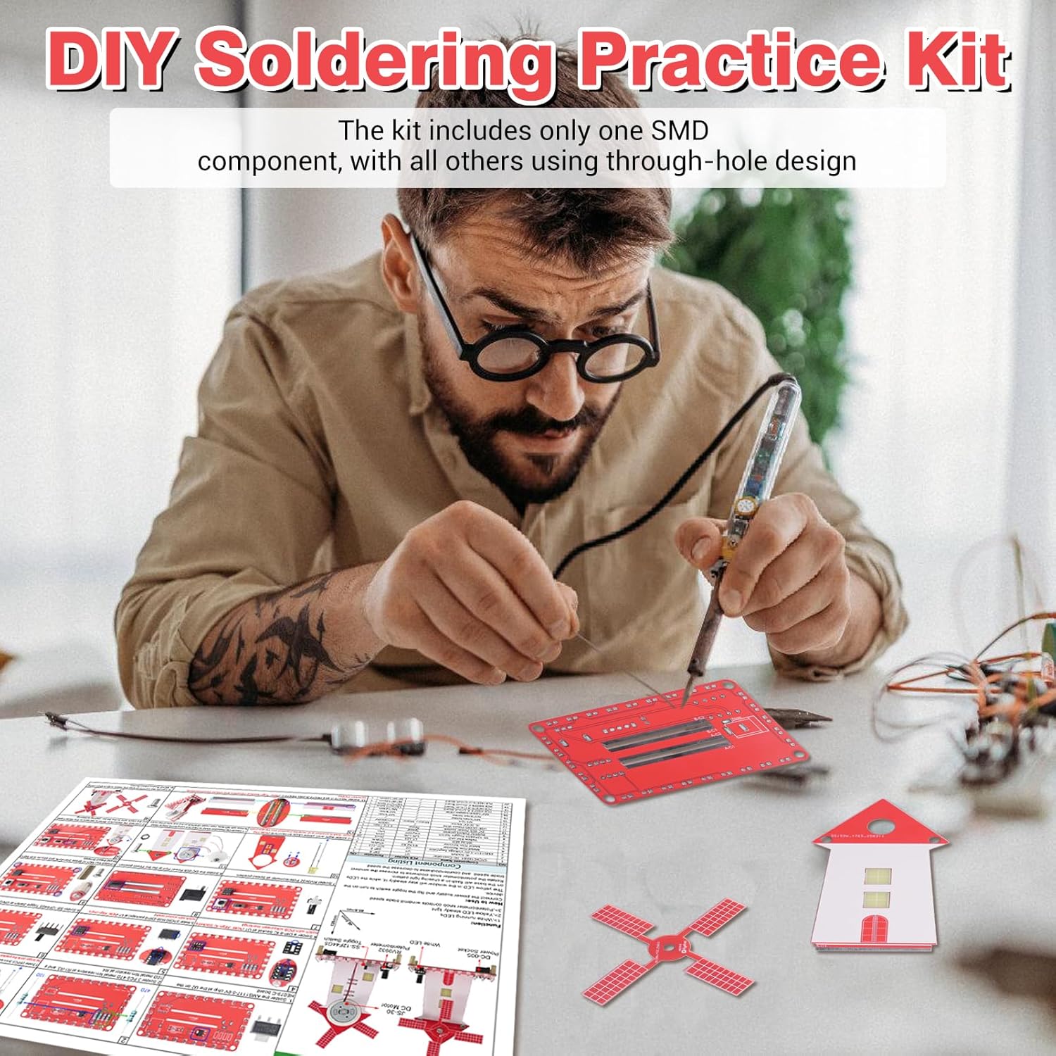 Kit di pratica di saldatura pe - Diy Electronics Kits For Beginners recensione e prezzo